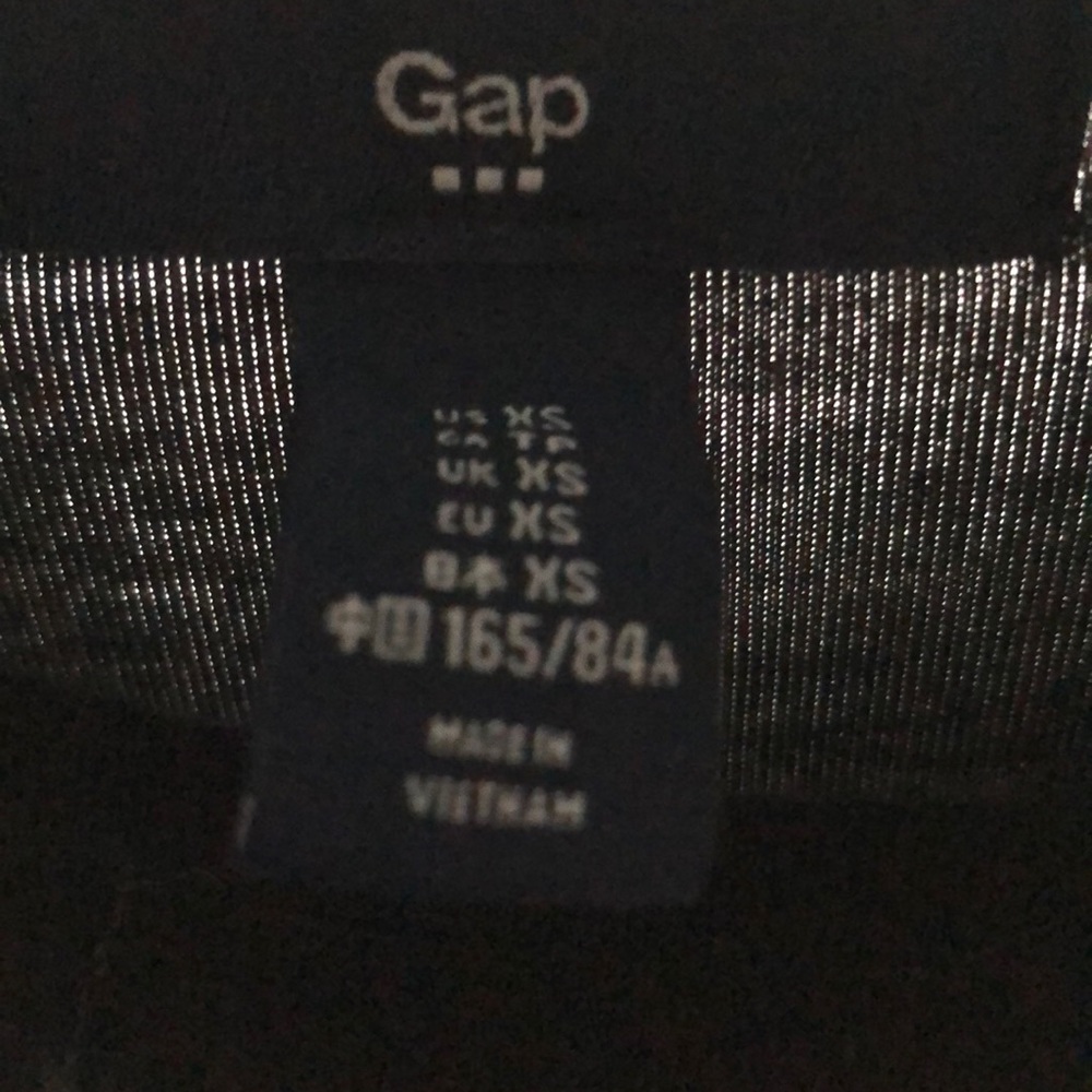 Black soft gap dress